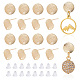16Pcs Brass Stud Earrings Findings(KK-GO0001-43)-1
