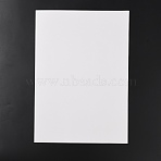 A4 Craft Cardboard Paper, for Printing, Clothes Packaging, Rectangle, White, 295x210x0.3mm(OFST-WH0002-02)