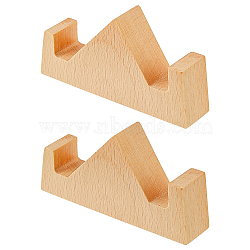 Wood Mobile Phone Holders, Mountain Shaped, Peru, 1.8x8.85x4.5cm(DJEW-WH0038-97)