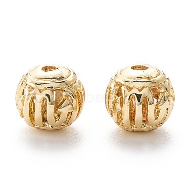 Alloy Hollow Beads(PALLOY-P238-04G-RS)-2