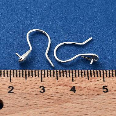 Sterling Silver Teardrop Earring Hooks(STER-H109-01)-3
