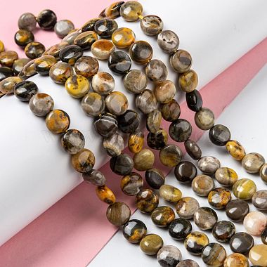 Brins de perles de jaspe bourdon naturel(G-F691-03)-2