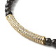 Energy Power Natural Obsidian Round Beads Stretch Bracelet for Men Women(BJEW-JB06798)-6