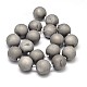 Round Electroplated Natural Druzy Geode Quartz Crystal Beads Strands(G-A143B-18mm-04)-2