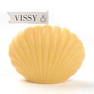 Shell Shaped Aromatherapy Smokeless Candles, with Box, for Wedding, Party, Votives, Oil Burners and Christmas Decorations, Gold, 6.8x9x4.8cm(DIY-C001-06A)