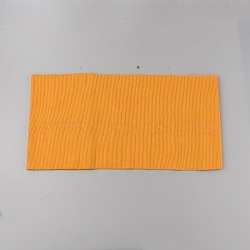 Cotton Ribbing Fabric for Cuffs, Waistbands Neckline Collar Trim, Orange, 650x235x1mm(FIND-WH0290-003E)