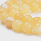 Natural Topaz Jade Beads Strands(X-G-E266-11A-8mm)-3