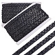 Sparkle Polyester Wavy Lace Trim Ribbon(OCOR-WH0082-563E)-1