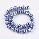 Handmade Blue and White Porcelain Beads(PORC-G002-30)-1