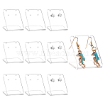 10Pcs Organic Glass Earring Displays, Rectangle, Clear, 3.5x0.2x4.3cm, 10pcs/set(EDIS-PH0001-11A)
