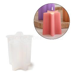 DIY Silicone Candle Molds, for Candle Making, Star, 63x63x71mm(SIL-F011-02F)