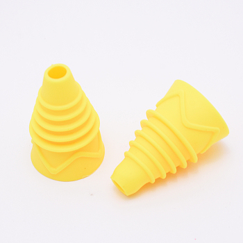Silicone Reusable Fruit Fly Traps, for Capturing Skeeter, Yellow, 5.4x3.3cm
