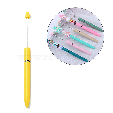 Plastic Beadable Pens(DIY-Q036-01F)-2