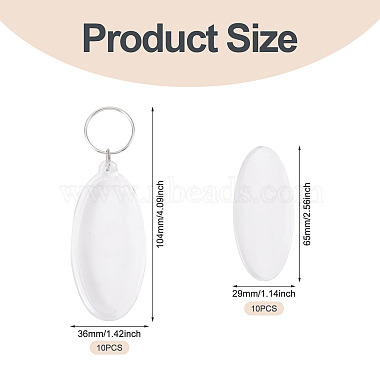 10Pcs Acrylic Keychains(KEYC-TA0001-62A)-4