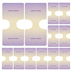 50Pcs Folding Paper Jewelry Display Cards, Used for Bracelets and Hair Ties, Plum, 9.3x4.5cm(ODIS-TA0001-07B)