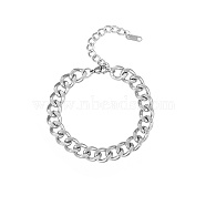 Stainless Steel Curb Chain Bracelet(ZC1571-2)