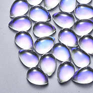 Glass Cabochons, AB Color Plated, Teardrop, Clear AB, 14x10x6mm(GLAA-S190-012A-B01)