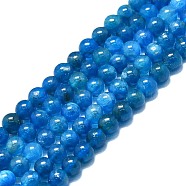 Natural Apatite Beads Strands, Round, 6~7mm, Hole: 0.6mm, about 62~64pcs/strand, 14.96''~15.35''(38~39cm)(G-K245-A03-02)