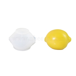 Silicone Molds, Resin Casting Molds, For UV Resin, Epoxy Resin Craft Making, White, Round, 60.5x87x67mm, Inner Diameter: 37x31.5mm(SIMO-M045-01B)