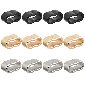 DICOSMETIC 60Pcs 3 Colors Zinc Alloy Slide Charms, Mixed Color, 12.5x6x7mm, 20pcs/color