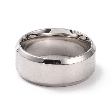 201 кольцо из нержавеющей стали без ободка женское(RJEW-I089-13P)-2