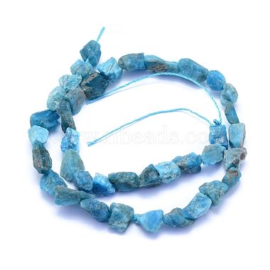 Raw Rough Natural Apatite Beads Strands(G-I279-B09)-2