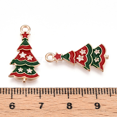 Christmas Theme Alloy Enamel Pendants(ENAM-N056-403B)-3