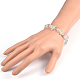 Bracelets élastiques de perles de fluorite naturelles(X-BJEW-JB01826-01)-3