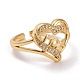 Mother's Day Theme Brass Micro Pave Cubic Zirconia Rings(KK-K258-37G-RS)-2