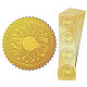 Self Adhesive Gold Foil Embossed Stickers(DIY-WH0211-371)-8