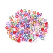 Czech Lampwork Beads, Round, Mixed Color, 6mm, Hole: 0.9mm(X-LAMP-D180-01-6mm)