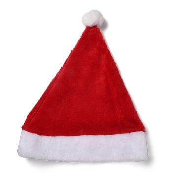 Cloth Christmas Hats, for Christmas Party Decoration, Brown, 380x290x17.5mm, Inner Diameter: 185mm