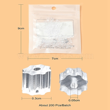 пластиковые полностью закрытые ушные гайки(KY-YW0001-31)-3