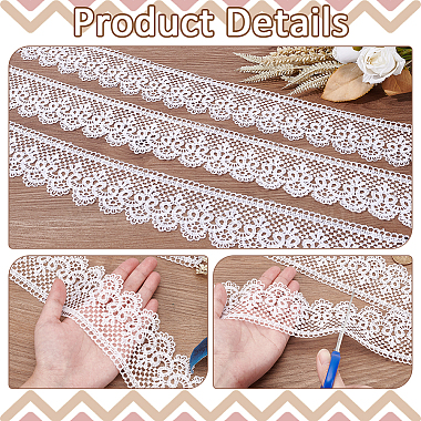 7.5 Yards Polyester Lace Trim(OCOR-BC0006-51)-3