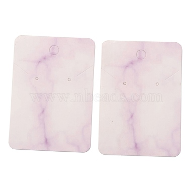 Medium Purple Paper Earring Display Cards