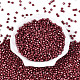 Perlmuttglas-Rocailles-Perlen mit Backfarbe(SEED-T007-21A-09)-1