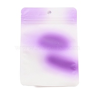 Gradient Color Plastic Zip Lock Bags, Resealable Packaging Bags, Rectangle, Plum, 15x10.5x0.02cm, Unilateral Thickness: 3.1 Mil(0.08mm)(OPP-Q007-02A)