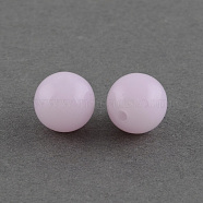 Imitation Jelly Acrylic Beads, Round, Lilac, 10mm, Hole: 2mm, about 850pcs/500g(SACR-R836-10mm-07)