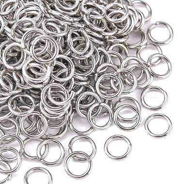 304 Stainless Steel Open Jump Rings(X-STAS-E067-08-8mm)-2