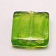 Handmade Silver Foil Lampwork Beads(FOIL-S006-20x20mm-06)-1