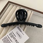 Plastic Large Claw Hair Clips, for Women Girls Thick Hair, Black, 128x45mm(PW23090281613)