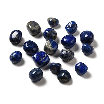 Natural Lapis Lazuli Beads, Tumbled Stone, Healing Stones, for Reiki Healing Crystals Chakra Balancing, Vase Filler Gems, No Hole/Undrilled, Nuggets, 17~30x15~27x8~22mm
