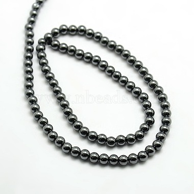 Grade AAA Magnetic Synthetic Hematite Round Bead Strands(X-G-G644-D-11)-2