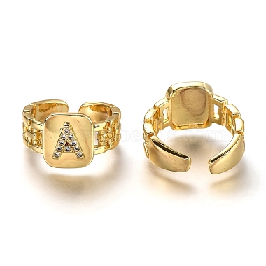 Clear Brass+Cubic Zirconia Finger Rings