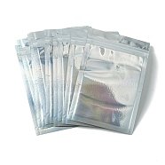 Rectangle Zip Lock Plastic Laser Bags, Resealable Bags, Clear, 12x7.5cm, Hole: 6mm, Unilateral Thickness: 2.3 Mil(0.06mm)(OPP-YW0001-03B)