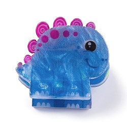 Cute Mini Dinosaur Acrylic Claw Hair Clips, Animal Hair Accessories for Girls, Dodger Blue, 24.5x29x25mm(PHAR-A012-08H)