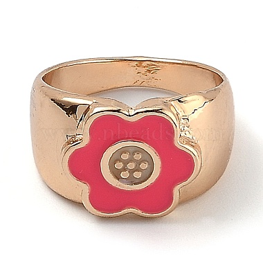 Cerise Alloy Finger Rings