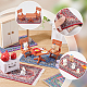 6Pcs 6 Styles Mini Cloth Turkey-Persia Carpet(DIY-OC0012-26)-4