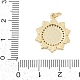 Brass Micro Pave Cubic Zirconia Pendants(KK-I723-44G)-3