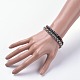 Unisex Stretch Bracelet and Chain Bracelet Jewelry Sets(BJEW-JB04780)-6